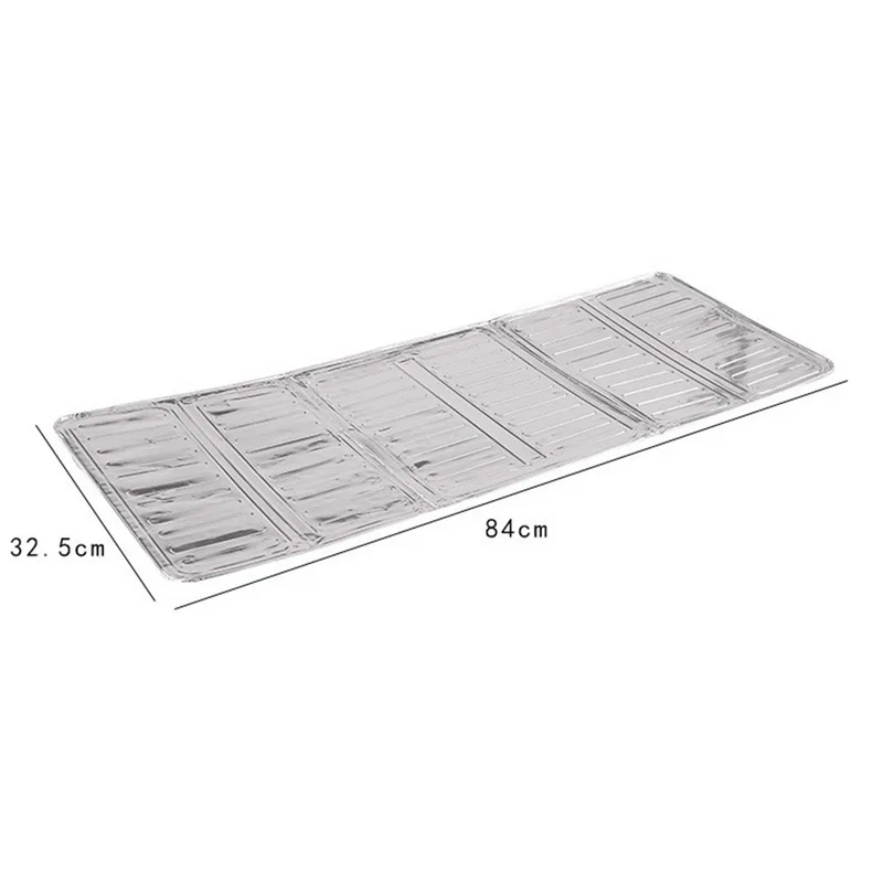 Sliver 1Pcs Высокое качество фольги масла перегородка алюминиевый блок масляная плита барьер плита для приготовления пищи теплоизоляция анти-брызг кухонная утварь инструмент - Цвет: Sliver 1Pcs