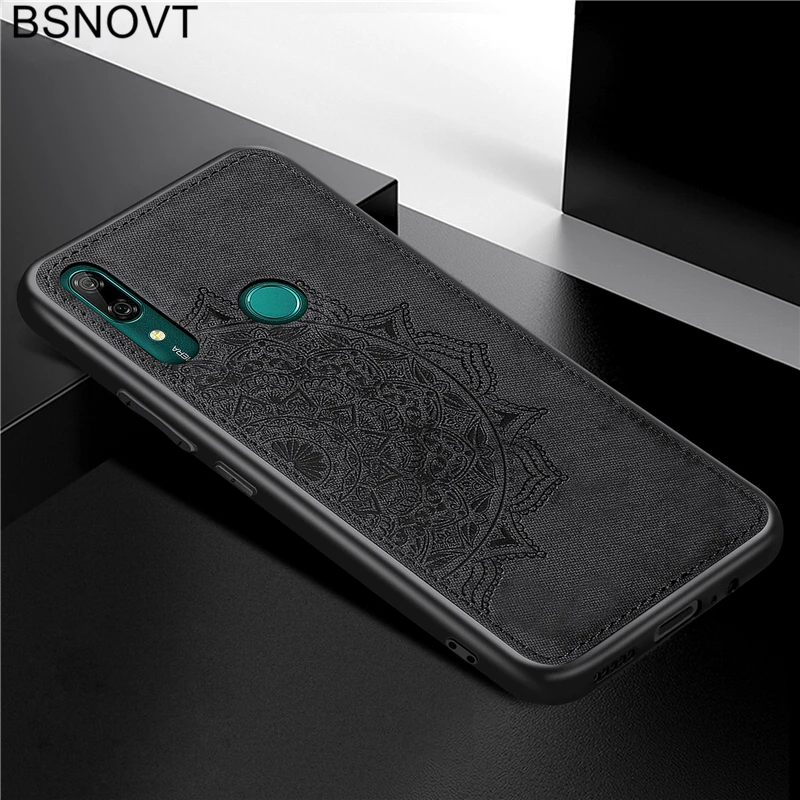 

For Huawei P Smart Z Case 9X Y6 Y7 2019 Cloth Fabric Patterned Cover For Huawei Y9 Prime 2019 Case For Huawei P Smart 2019 Case
