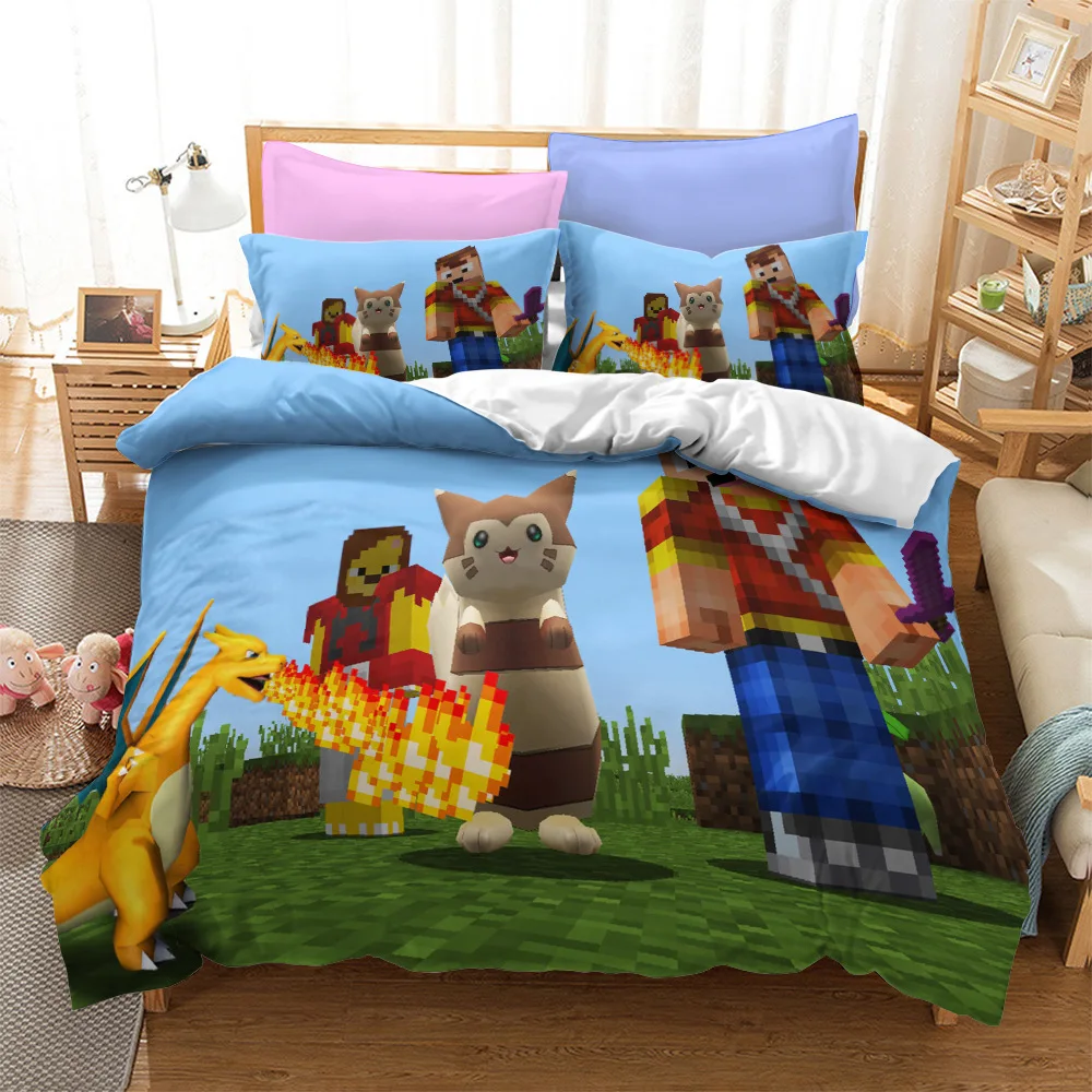 My Game World-Juegos de Mini manualidades para cama, tamaño de EE. UU./Europa/Reino Unido, funda de edredón, funda de almohada, juegos de 2-3 piezas