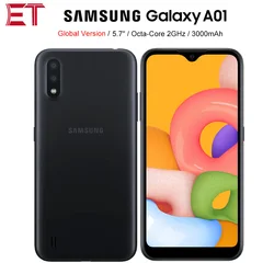 Новый Samsung Galaxy A01 A015F-DS мобильный телефон Глобальная версия 5,7 дюйм2 Гб оперативной памяти, 16 Гб встроенной памяти, OctaCore 3000 мА/ч, с двумя sim-картами ...