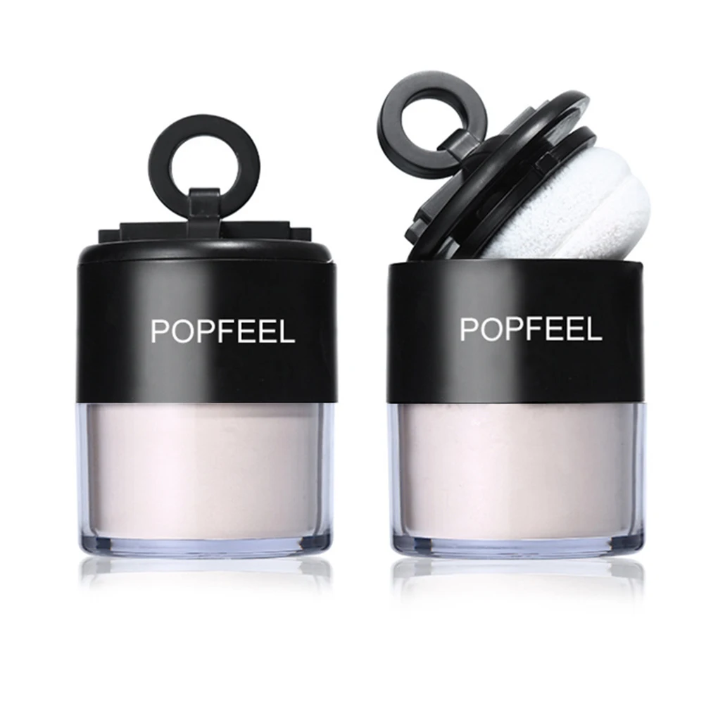 Smooth Loose Oil Control Face Powder Makeup Concealer Makeup Long Lasting Cheek Finish Setting Foundation
