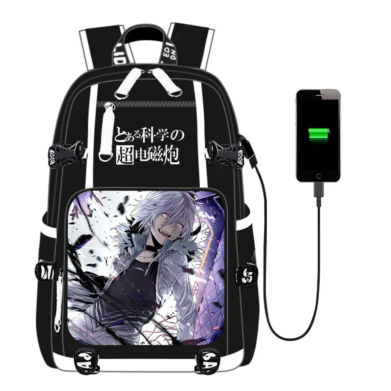 Style-2 Аниме Рюкзак электромагнитные пистолеты Досуг дорожная сумка usb зарядка школьные сумки для ноутбука подростков студентов - Цвет: Style-2