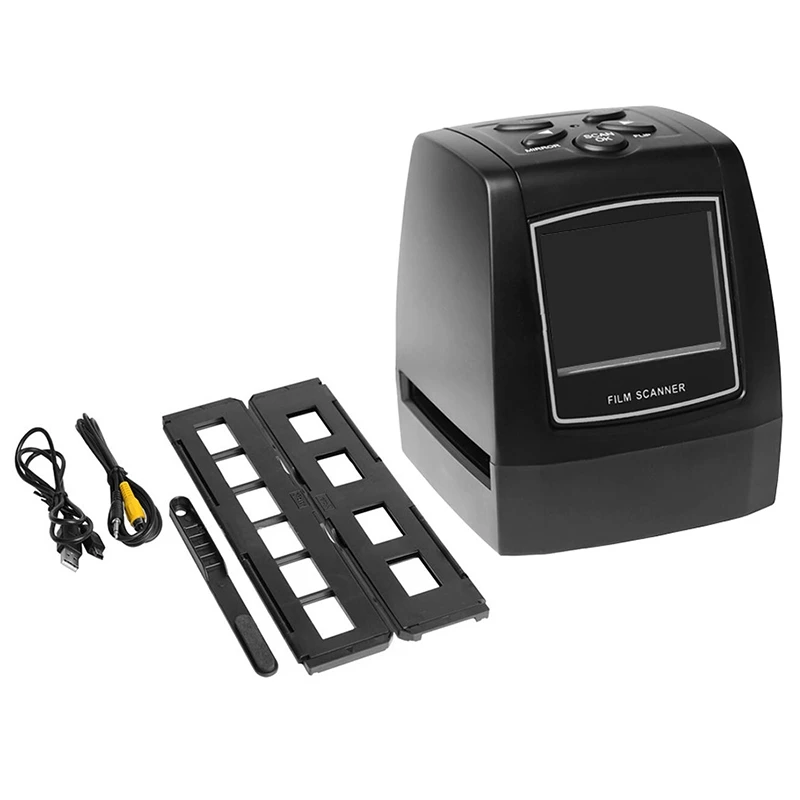 

Portable High Resolution 135 Film Scanner 35Mm Slide Film Converter Photo Digital Image Viewer With 2.4 Inch Lcd Build-In Editin