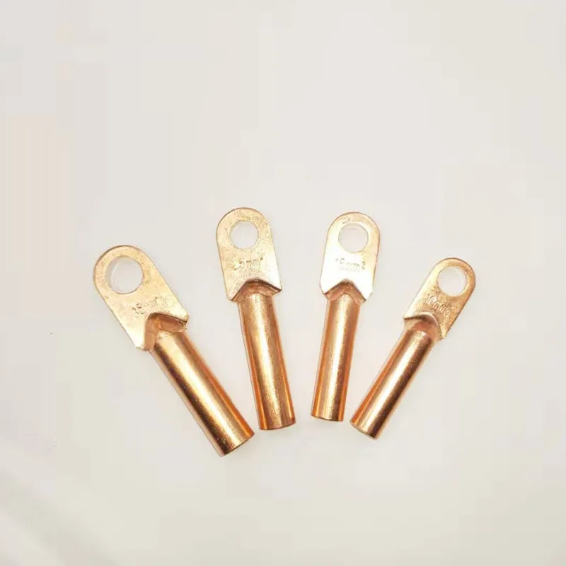 

6PCS Cable Connector Crimping Type Copper Terminals copper cable terminal Tube DT-10 DT-16 DT-25 DT-35
