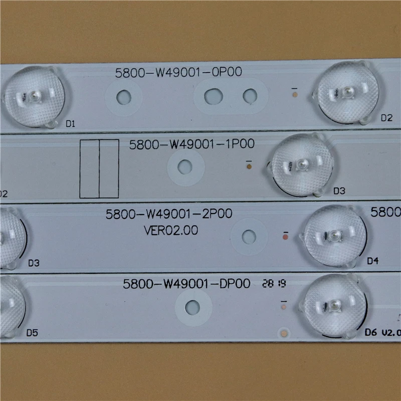 TV LED Full Array Bar For Erisson 49LES70T2 49inch LED Backlight Strip 5800-W49001-1P00 Matrix Kit LED Lamp Lens Bands RDL490FY