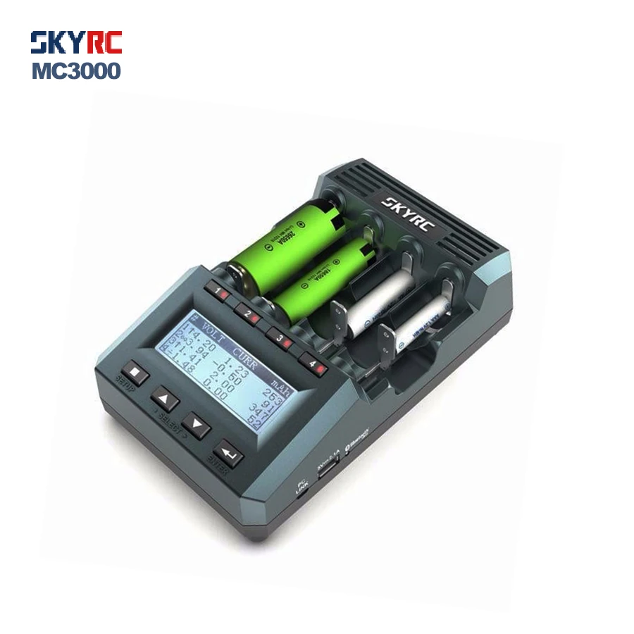 SKYRC MC3000 анализатор баланса зарядное устройство Dis зарядное устройство для LiFePO4 AAAA 26650 AAA Ni-Zn AA цилиндрическое зарядное устройство PC APP управление