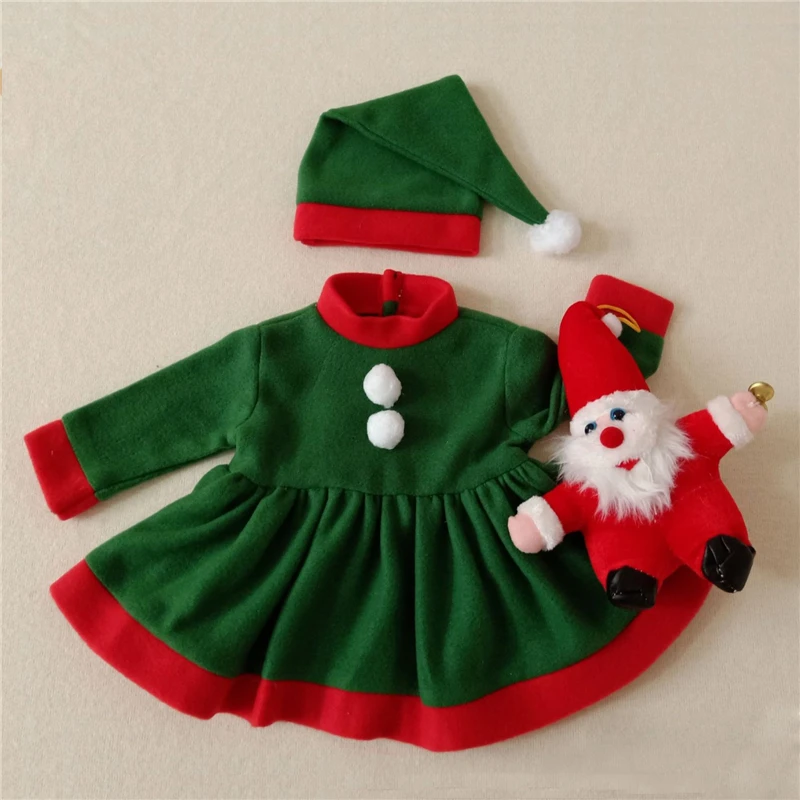 Newborn Baby Santa Claus Clothing Infant Boys Girls Christmas Clothes Photography Xmas Costumes Dress Rompers Doll Photo Props Baby Bodysuits for girl  Baby Rompers