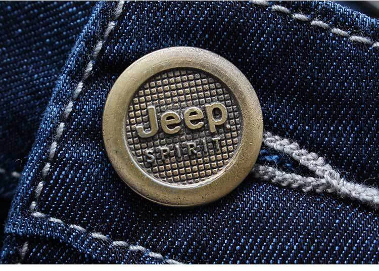 JEEP SPIRIT мужские джинсы повседневные джинсовые мужские джинсы хлопковые брендовые джинсы Homme прямые синие джинсы с средней талией Hombre Большие размеры 28-44