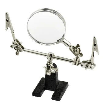 

Detection Soldering Tool Stable 5X Adjustable Electrician Portable Workshop Jewelers Magnifier