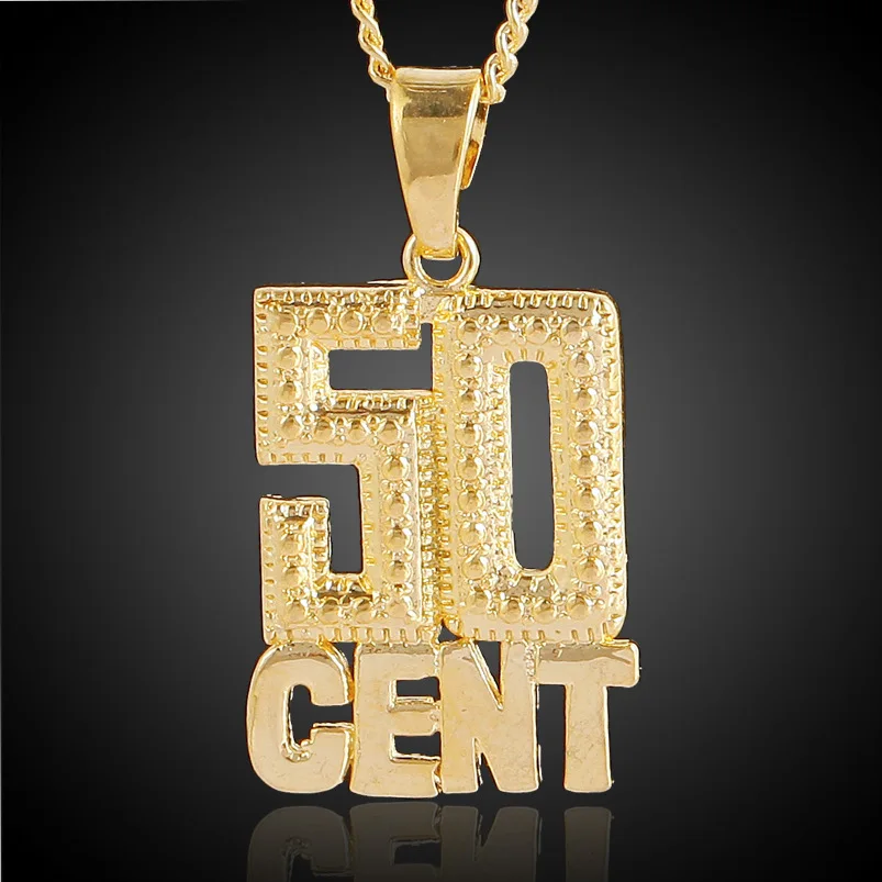 50 Cent Choker Pendent Necklace