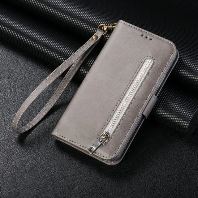 Кожаный чехол-кошелек на молнии для нового Apple iPhone 11 Pro Max Роскошный чехол iPhone11 Pro Funda для iPhone 11Pro