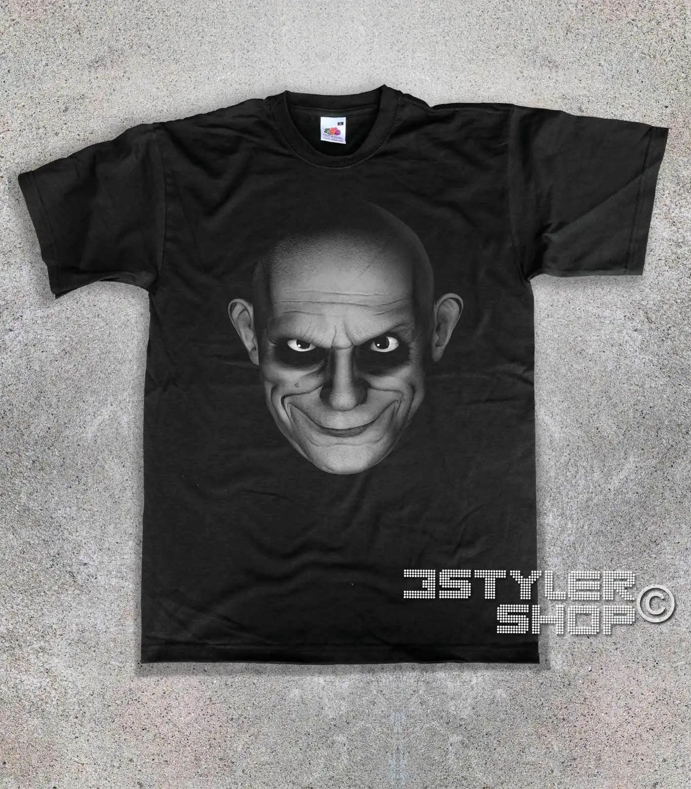 Футболка Onkel fester Birne von Familie Addams gomez morticia Mittwoch футболки из 100% хлопка брендовая
