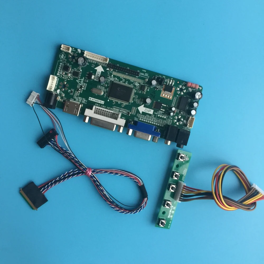 Комплект для телефона светодиодный контроллер ЖК-панели экран VGA 40pin LVDS HDMI DVI 11 6