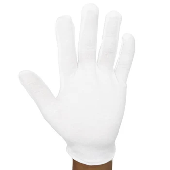 

36 Pairs of Soft Cotton Gloves Anti-Static Gloves White Work Gloves, Soft White Cotton Gloves Soft Gloves