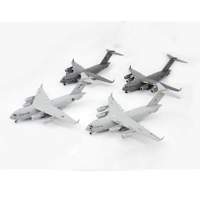 Модель тактического военного самолета Jason TUTU 1/200 UK Canada USAF C-17 Globemaster III литая модель