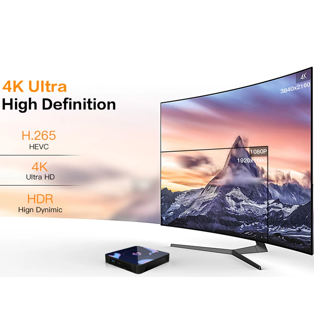 LEMADO ТВ приставка Android 9,0 RK3318 4 Гб ОЗУ 64 Гб ПЗУ 4K Netflix Youtube Google голосовой помощник LET1 Android ТВ приставка дыхательный светильник