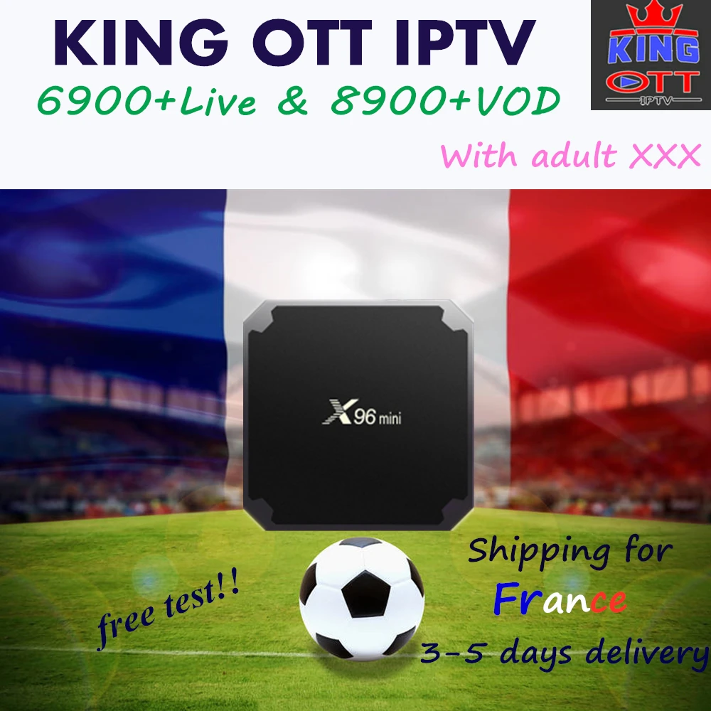 Французский бельгийский X96MINI Отт IP tv Android smart tv box Европа 6900+ жизнь 8900+ VOD с каналы для взрослых IP tv Smarters tv box
