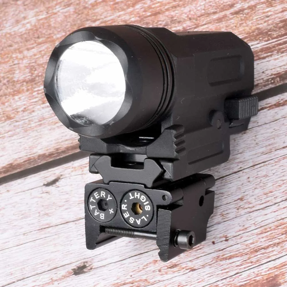 Red Dot Laser Sight Tactical Picatinny Weaver Rail Mount 20mm Pistol Gun Compact Torch Light LED Rifle Glock Gun Flash Light-2