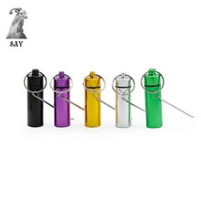 SY 1 шт. портативная Водонепроницаемая алюминиевая коробка для табака, бутылка для ключей, герметичная банка для хранения табака, многофункциональная вакуумная упаковка, банка для хранения табака