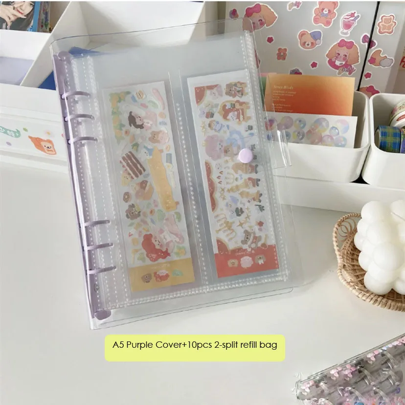 Multifunctional Loose Leaf Sticker & Card Collection Album Organizer