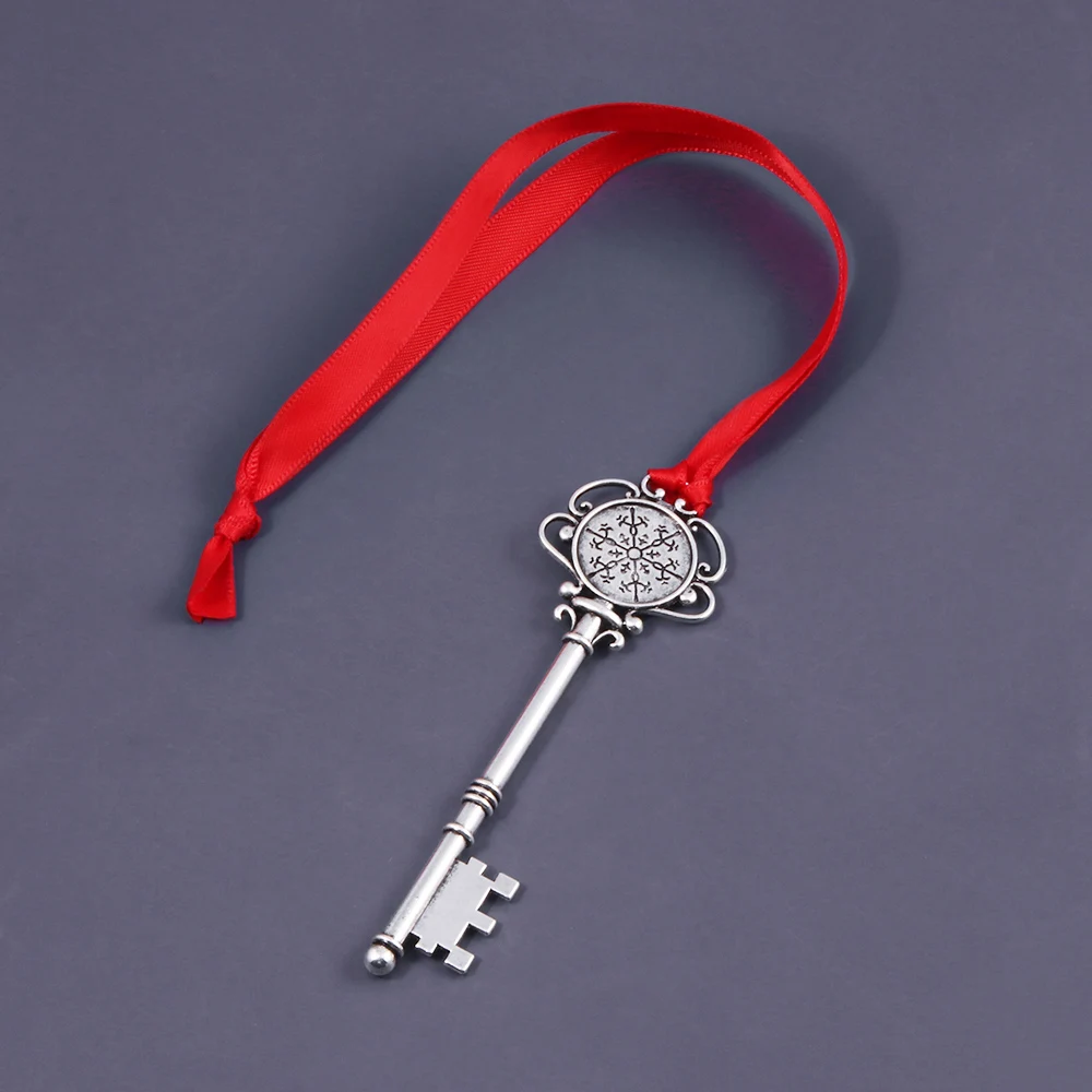 Kreative Weihnachten Schlüssel Anhänger Schlüssel bund rotes Band Seil Kette Santa Magie Weihnachts baum Ornament Geschenk 2021 Modeschmuck – Detail 5