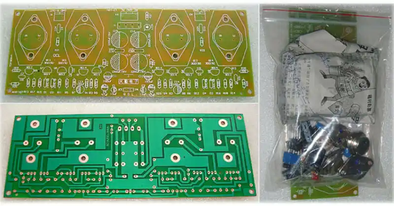 High Power 100W*2 OCL Two Channel Amplifier Board Module Electronic DIY Kits NEW