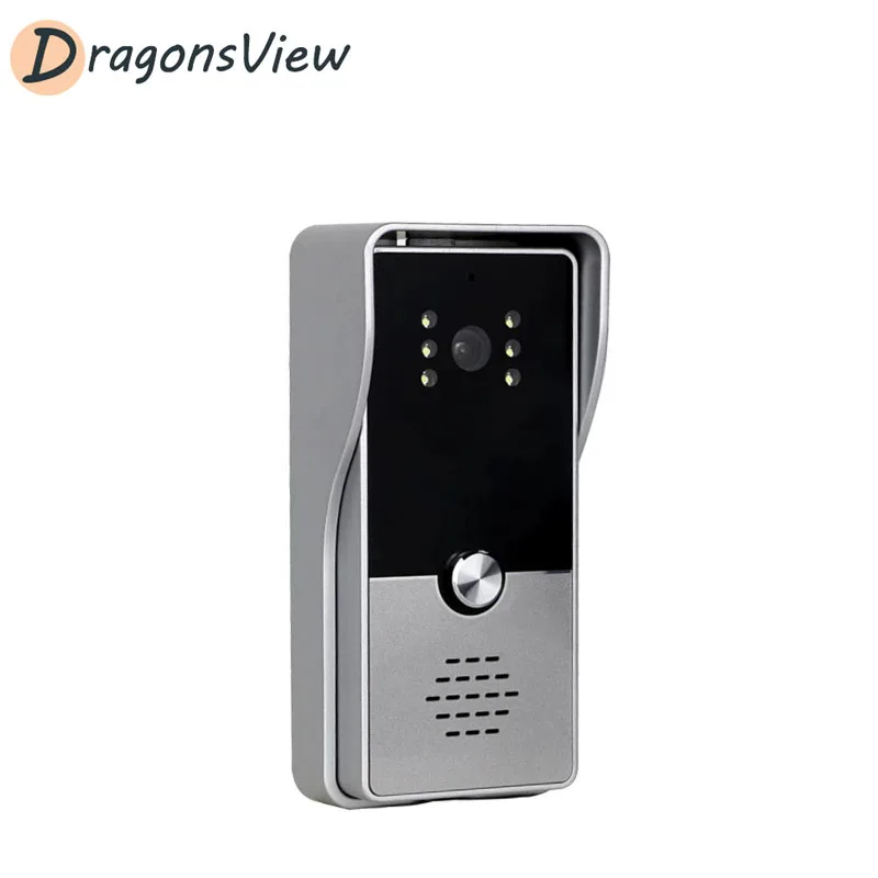 DragonsView 7 Inch Video Door Phone Intercom with 1000TVL Doorbell Camera Single Outdoor Call Panel IP65 for Home Security door video intercom Door Intercom Systems