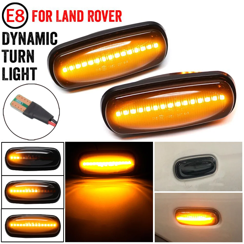 Dynamic Sequential Indicator Blinker  ι Ŀ 2  LED ̵ Ŀ Ʈ 1999-2004 Defender Freelander 1 2002-2005