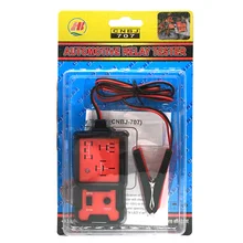 Автомобильное Реле Тестер 4-контактный разъем 5-контактный Универсальный 12V электрическая автомеханический переключатель тестер автомобиля Батарея проверки