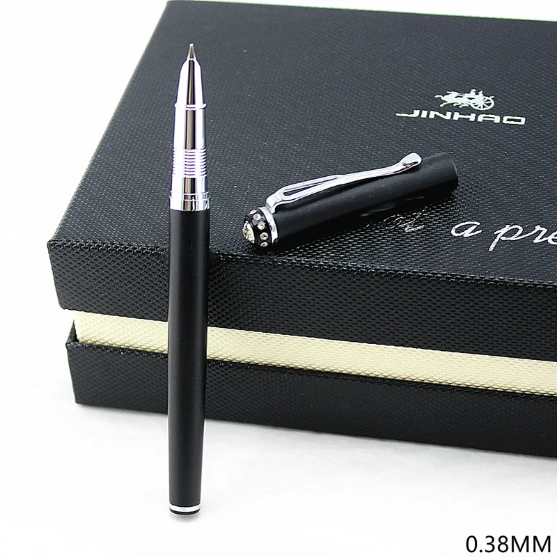 Jinhao 301 чернильная ручка супер тонкий наконечник 0,5 мм металлическая Роскошная перьевая ручка для каллиграфии Высококачественная Студенческая перьевая ручка