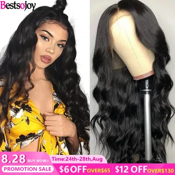 

Bestsojoy 360 Lace Frontal Wig Body Wave Full Lace Human Hair Wigs For Women Pre Plucked 13x6 Lace Front Human Hair Wigs Remy