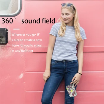 

Bluetooth Speaker Mini Wireless Subwoofer Portable Outdoor Speakers MP3 Stereo o Music Player for Phone