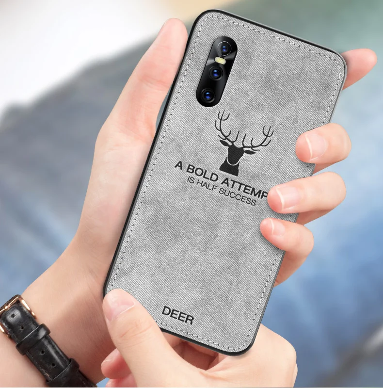 Ретро ткань текстура мягкий чехол для телефона Realme Q 5 Pro X Lite 3 Reno Z 10XZOOM F11 A9 A9X K1 K3 RX17