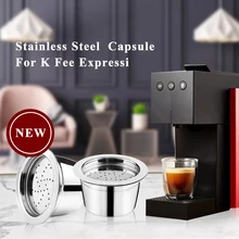 

NEW TY 304 Stainless Steel Nespresso Cafe Repeatedly Coffee Tools Compatible With K Fee Dolce Gusto Capsule Coffee Machine