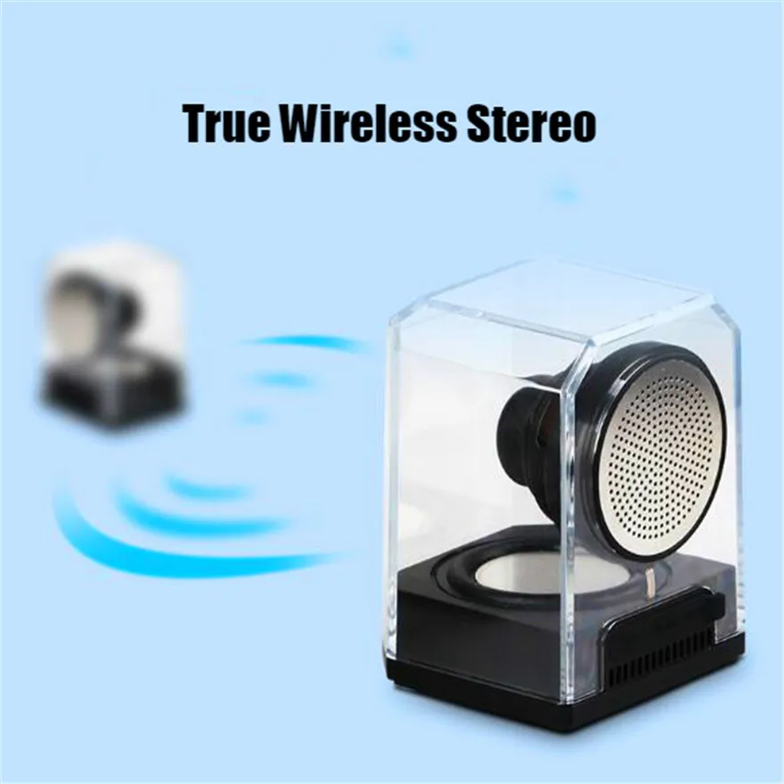 Прозрачный акриловый Tws Магнитный Bt динамик музыкальный центр Bluetooth Aux бумбокс