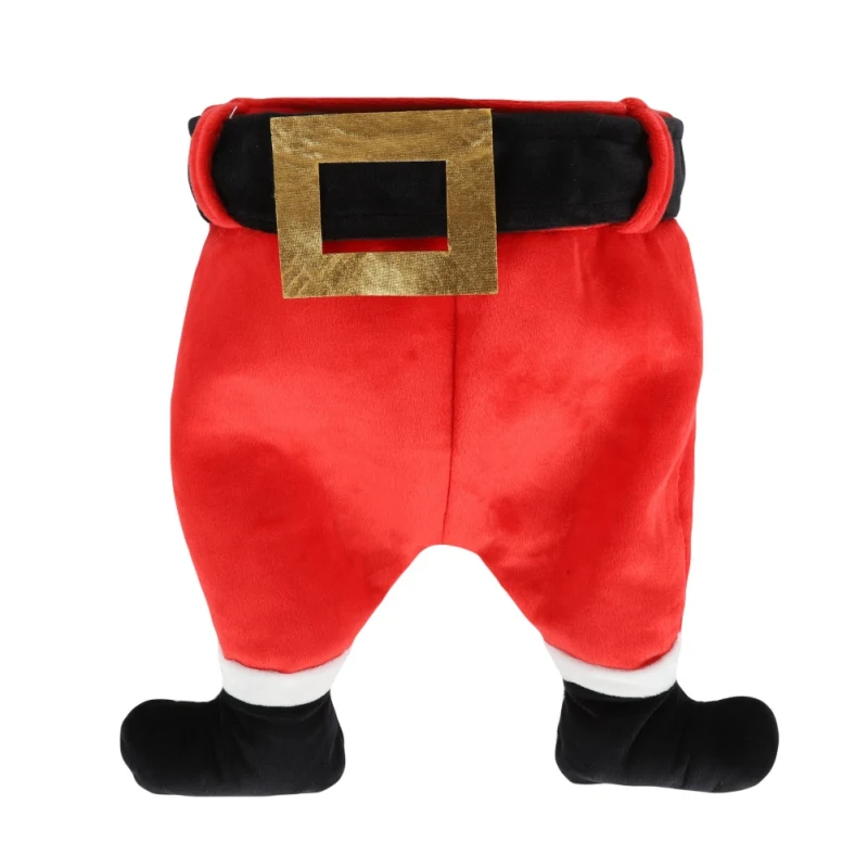 Christmas Hat Plush Elf Santa Hat Ornament Decoration Christmas Cap New Year Xmas Party Props Decoration Funny Gift Caps Kids