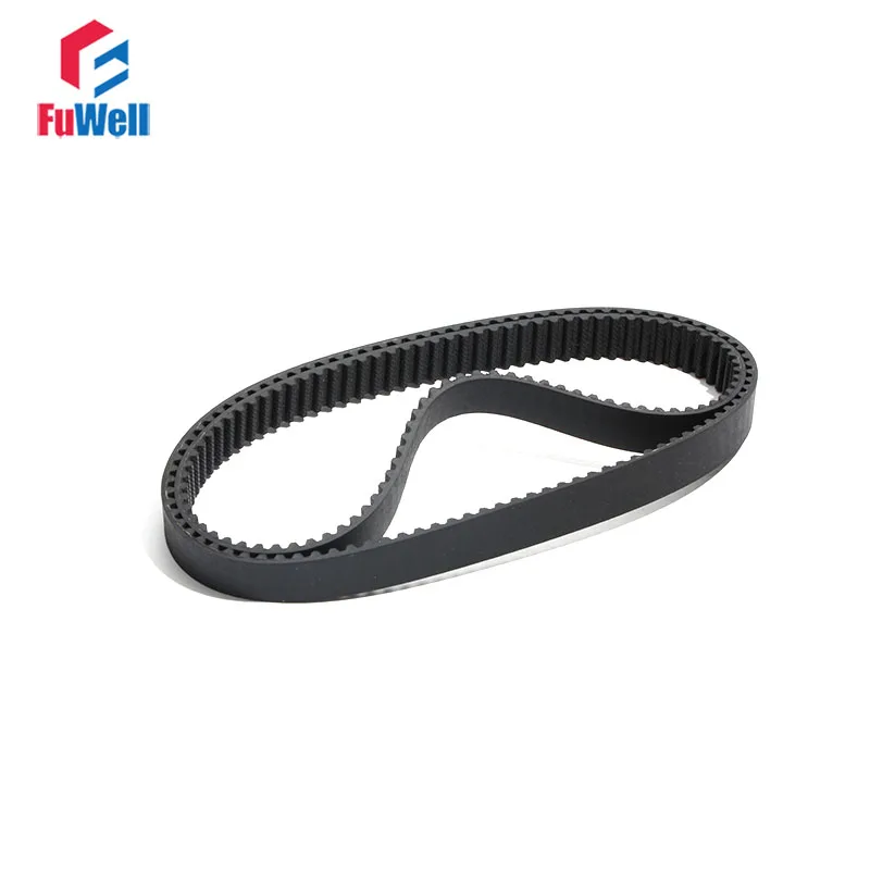 

S5M Timing Belt 1175/1195/1200/1250/1400mm Transmision Pulley Belt 15/20/25mm Belt Width Synchronous Black Rubber Toothed Belt