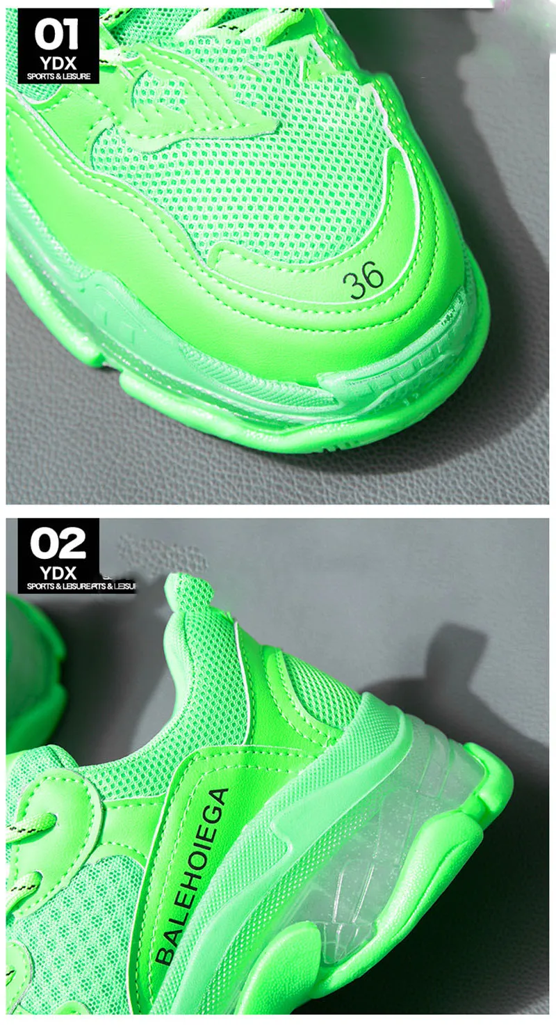 HOVINGE/Женская обувь; кроссовки Flyknit; женские супер легкие вулканизированные туфли для флуоресцентных женщин; белые кроссовки; модная женская обувь
