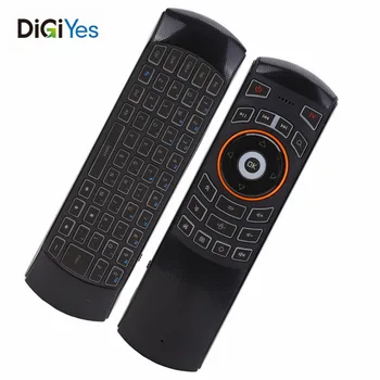 

X6 USB Wireless receiver 2.4G RF wireless Backlit Air Mouse with Acceleration Sensor and Wireless Keyboard for Mini PC TV Box