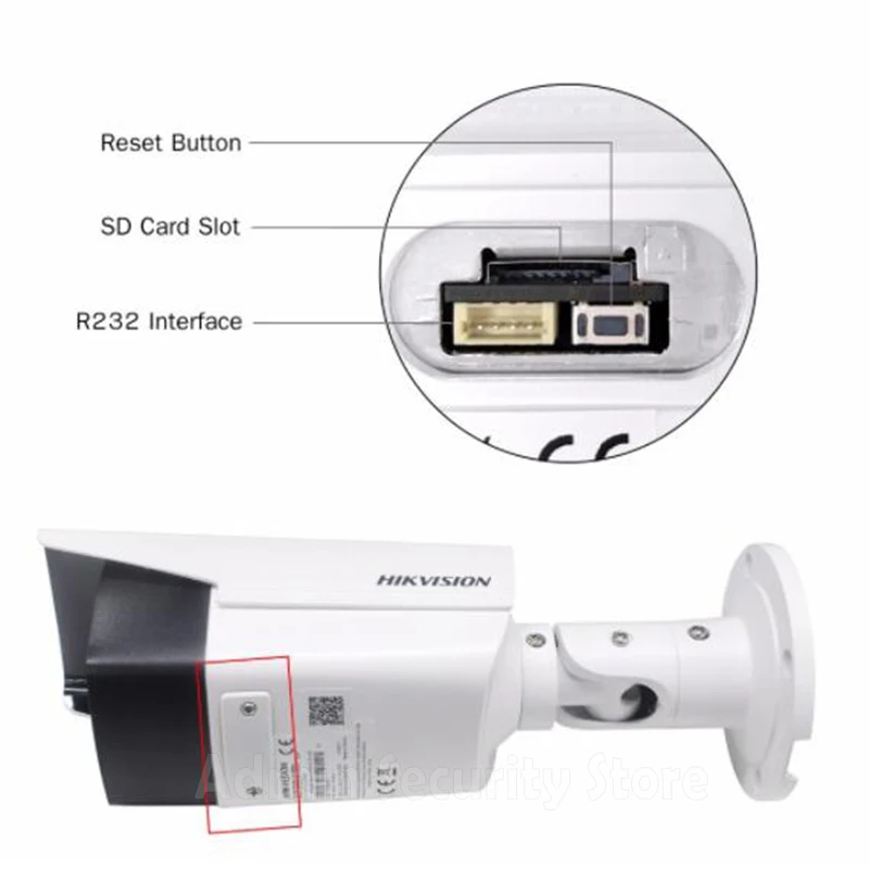 Hikvision DS 2CD2T85FWD I8 4K сетевая цилиндрическая камера H.265 8MP 1080P EXIR 80M IR 120dB широкий
