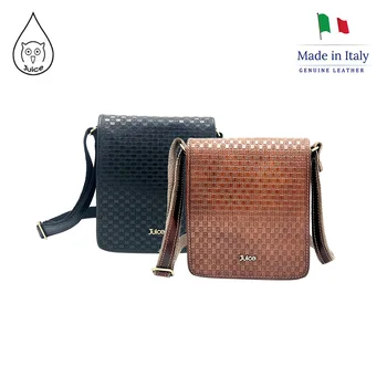 

JUICE ,made in Italy, Genuine leather ,men bag，cross body，cowhide 112209