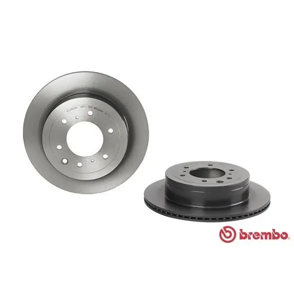 Диск тормозной MITSUBISHI PAJERO 07- задний вент.D=332мм. BREMBO