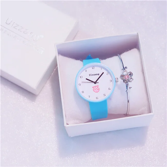 Милые детские часы милый минимализм креативный мультипликационный циферблат дизайн детские часы Кварцевые водонепроницаемые часы для девочек