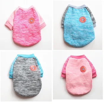 

NEW Winter Pet Dog Cat Clothes Warm Soft Wool Sweater Shirt for Puppy Cats Two legs Hoodie Velvet jacket Drop Shipping