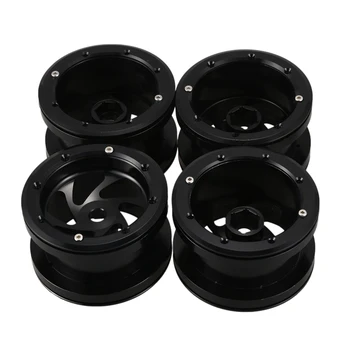 

4Pcs 2.2Inch Metal Beadlock Wheel Rims for 1/10 RC Crawler Axial Wraith