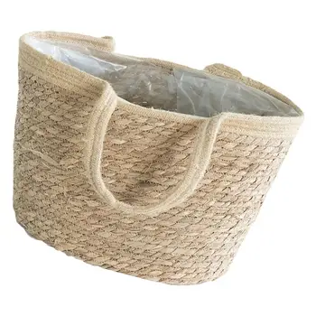 

Basket Hand Knitted Creative Fashion Flower Pot Basket for Outdoor