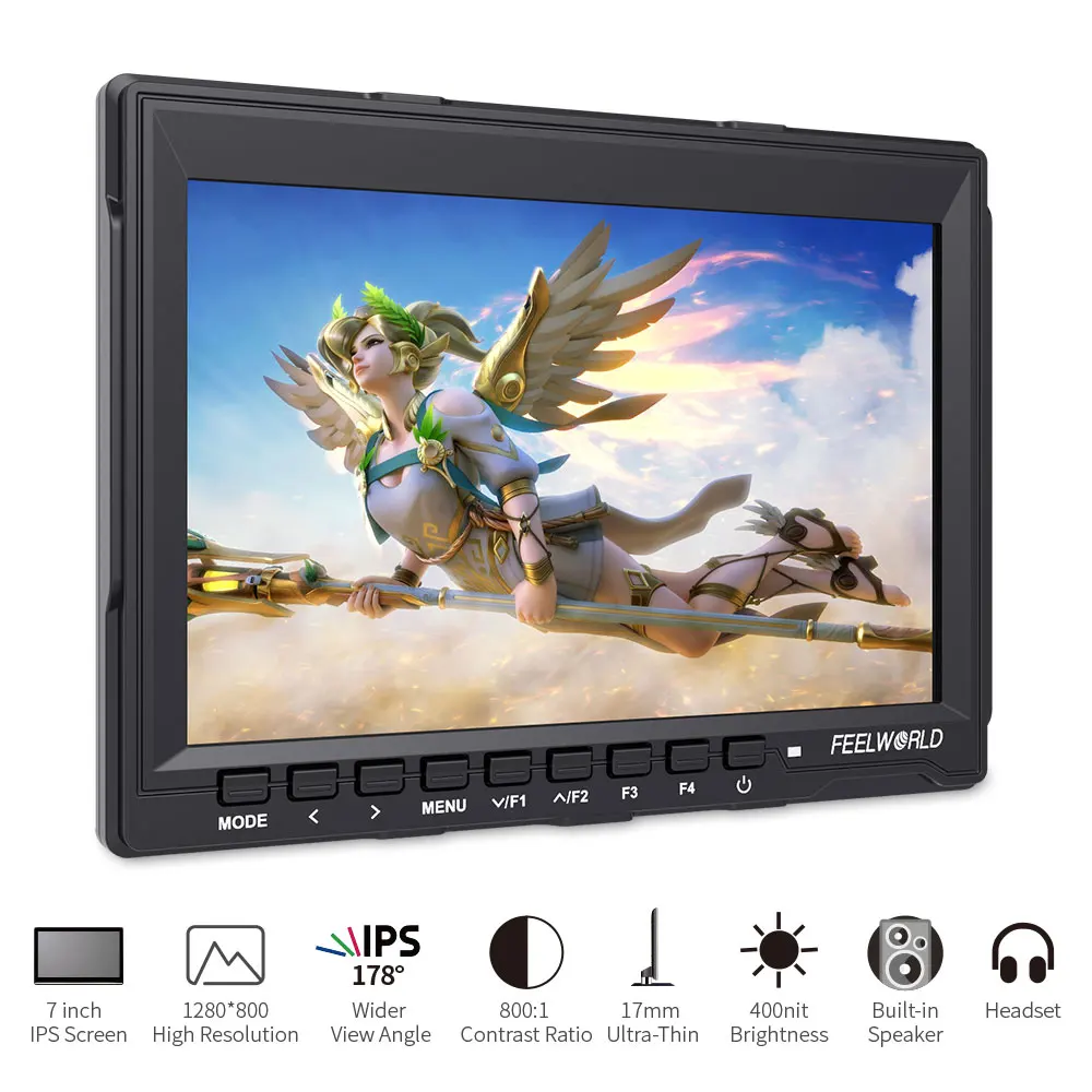 FEELWORLD портативный lcd HD игровой монитор ips HD экран дисплей 4K HDMI игровые мониторы для xbox ONE PS3 PS4 переключатель камера для ноутбука