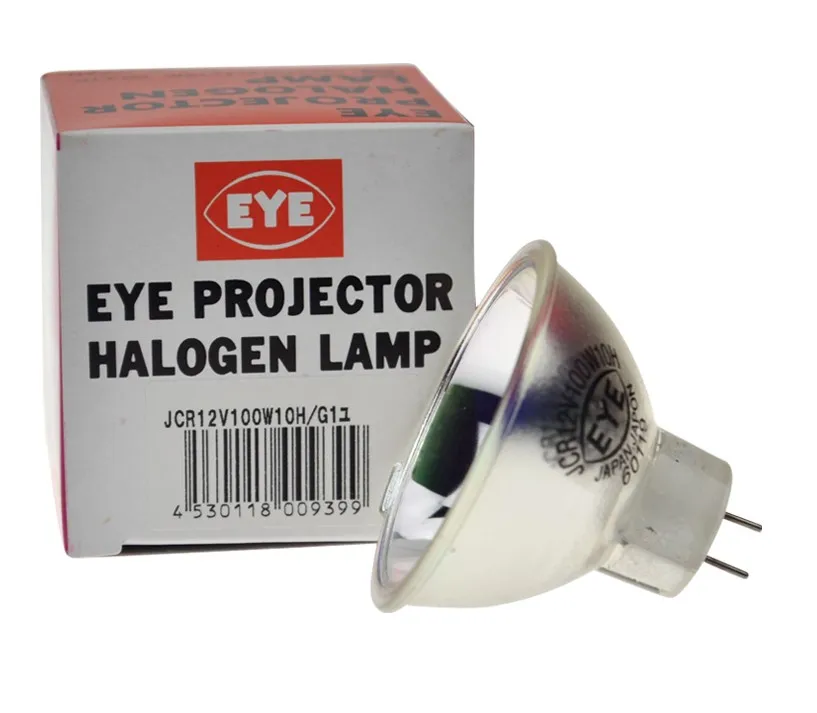 Lâmpada do Halogênio do Projetor Elétrica de Iwasaki Olho Jcr12v100w10h 60119 Aoi Smt Microscópio g1 Lâmpada Jcr 12v100w10h 12v 100w