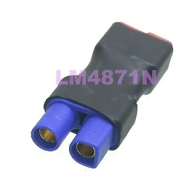 

DHL/EMS 50 LOTS No Wires Connector Adapter EC3 female to T-Plug Female (Deans Style) -d2