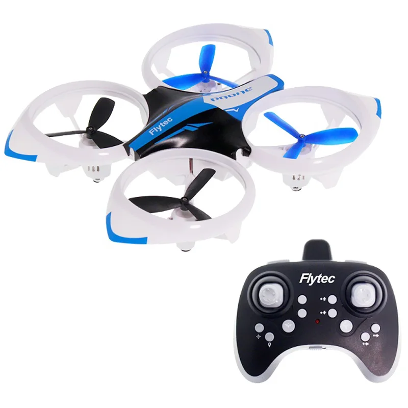 Sky Blue Flytec T19 Мини RC игрушечные дроны, дующий пузырь, крутой светодиодный светильник, подвеска самолета, удерживающий высоту, пульт дистанционного управления, Дрон, Квадрокоптеры - Цвет: Sky Blue